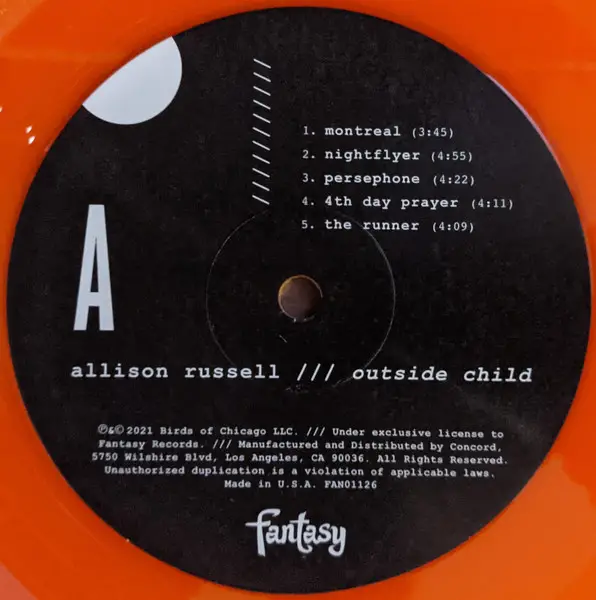 Allison Russell - Outside Child (Оранжевый, Альбом) - фото №3