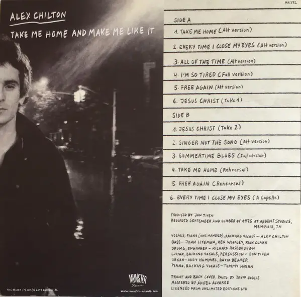 Alex Chilton - Take Me Home And Make Me Like It - фото №2