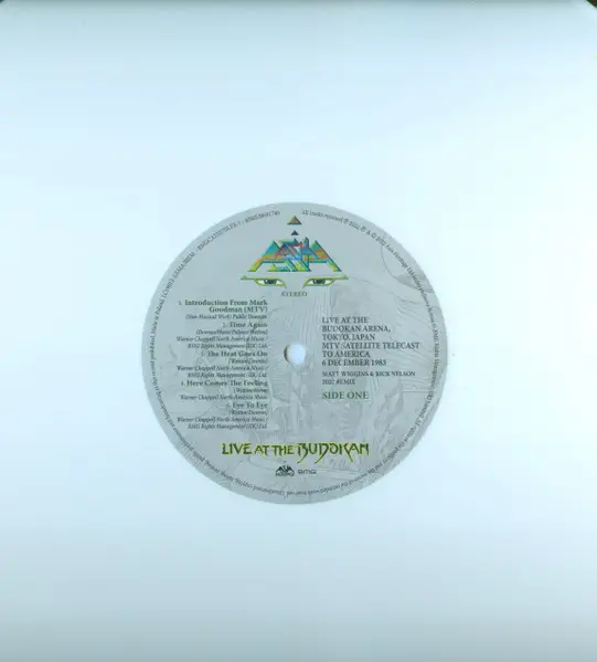 Asia - Live At The Budokan Arena Tokyo, Japan 1983 (2 платівки, Альбом, Deluxe видання, Лимітоване, Ремастеринг) - фото №18
