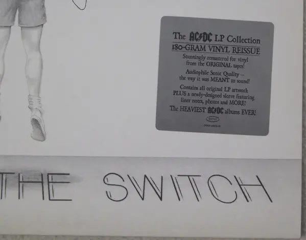 AC/DC - Flick Of The Switch (LP, Album, Reissue, Remastered, Stereo) - фото №7