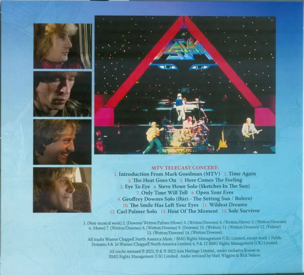Asia - Live At The Budokan Arena Tokyo, Japan 1983 (2 платівки, Альбом, Deluxe видання, Лимітоване, Ремастеринг) - фото №13