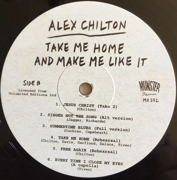 Alex Chilton - Take Me Home And Make Me Like It - фото №4