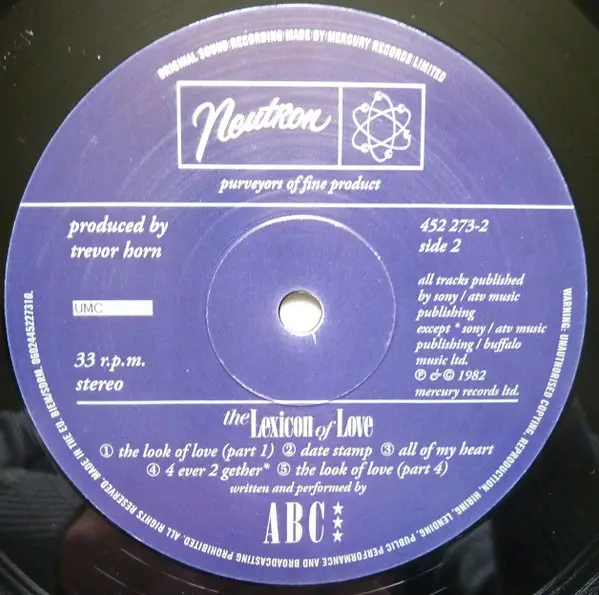 ABC - The Lexicon Of Love (40th Anniversary Edition) (4 платівки, Album, Reissue) - фото №14