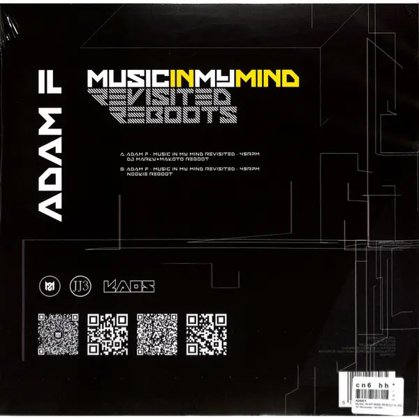 Adam F - Music In My Mind Revisited Reboots (yellow) - фото №2