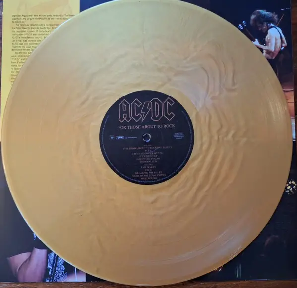 AC/DC - For Those About To Rock (Gold, Gatefold, LP, Album, Reissue, Remastered) - фото №22