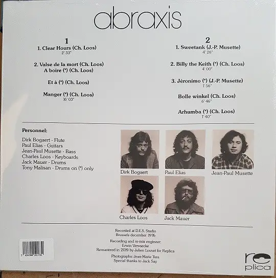 Abraxis - Abraxis (LP, Album, Reissue, Remastered, Stereo) - фото №2
