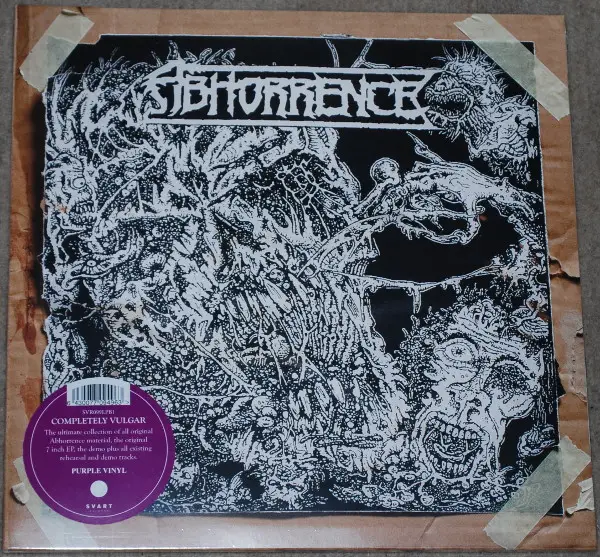 Abhorrence - Completely Vulgar (2 платівки, Purple, LP, Compilation, Reissue)