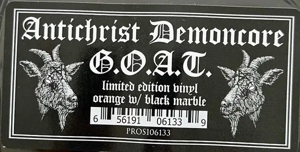 ACxDC - G.O.A.T. (Orange, Black, Marble, LP, Album) - фото №8