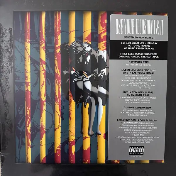 Guns N' Roses - Use Your Illusion I & II (12 платівок, Збірник, Deluxe видання, Лимітоване, Перевидання, Ремастеринг)