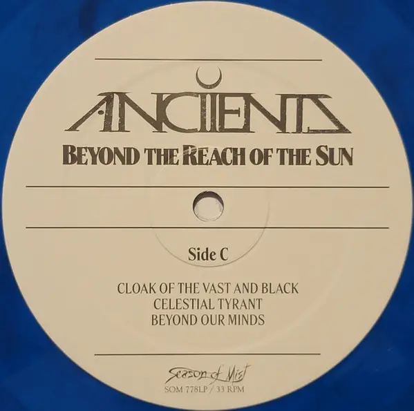 Anciients - Beyond The Reach Of The Sun (2 платівки, Прозорий, Синій, Чорний, Мармур, Альбом, Лимітоване) - фото №8