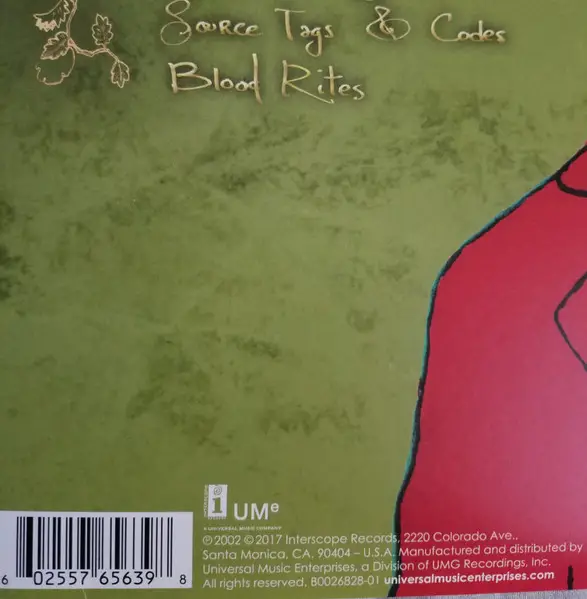 ...And You Will Know Us By The Trail Of Dead - Source Tags & Codes (2 пластинки, Оранжевый, Полупрозрачный) - фото №3