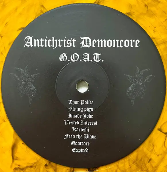 ACxDC - G.O.A.T. (Orange, Black, Marble, LP, Album) - фото №4