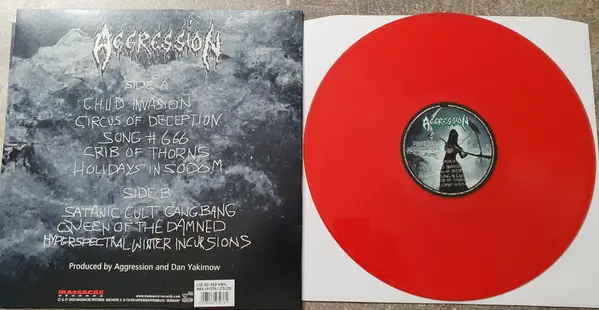 Aggression - Frozen Aggressors (Red, LP, Album) - фото №2