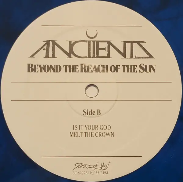 Anciients - Beyond The Reach Of The Sun (2 платівки, Прозорий, Синій, Чорний, Мармур, Альбом, Лимітоване) - фото №7