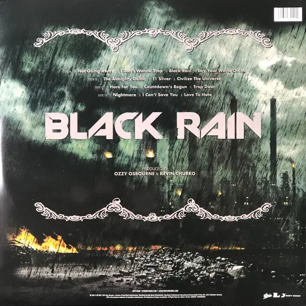 Ozzy Osbourne - Black Rain (2 платівки, Альбом, Перевидання) - фото №2
