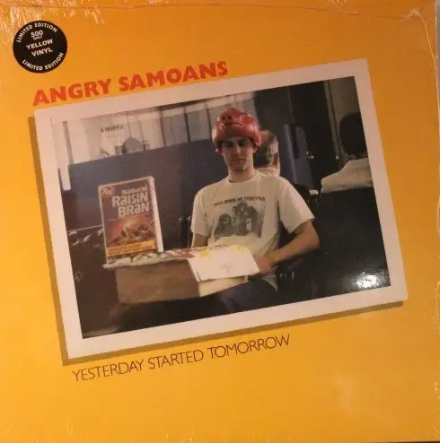 Angry Samoans - Yesterday Started Tomorrow (Жёлтый, EP, Лимитированое, Переиздание)