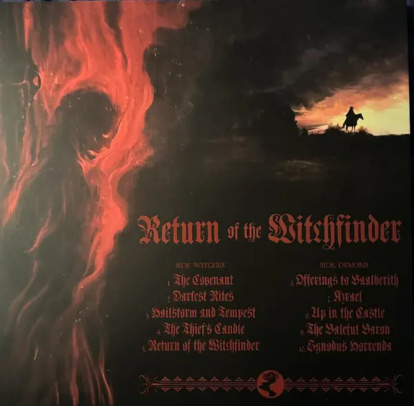 Attic - Return Of The Witchfinder (Красный, Чёрный, Мрамор, Альбом, Лимитированое) - фото №2