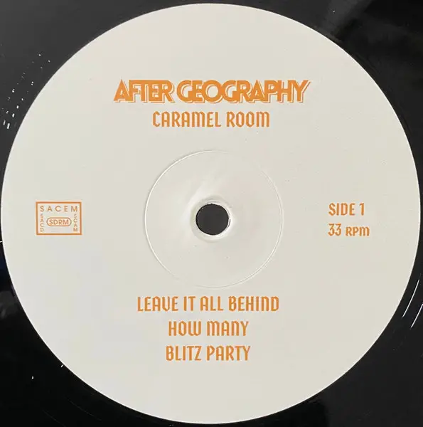 After Geography - Caramel Room (LP, Mini-Album) - фото №4