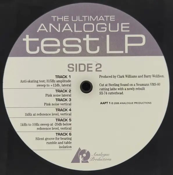 Analogue Productions - Ultimate Analogue Test LP (180 грамм) - фото №4