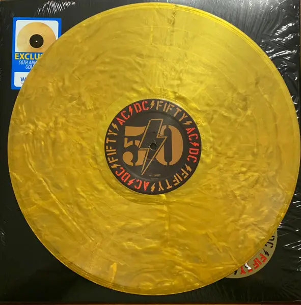 AC/DC - Back In Black (Gold, LP, Album, Reissue, Remastered, Stereo) - фото №3