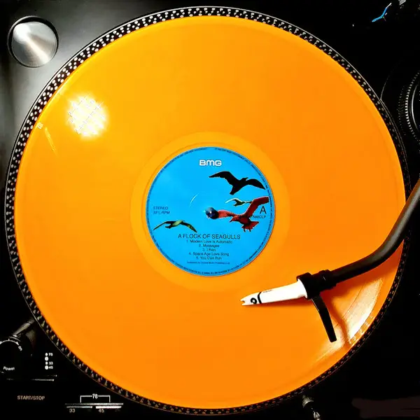 A Flock Of Seagulls - A Flock Of Seagulls (Orange, LP, Album, Reissue, Remastered, Stereo) - фото №5