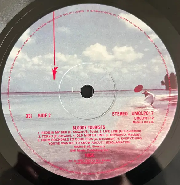 10cc - Bloody Tourists (Gatefold, LP, Album, Reissue, Stereo) - фото №8