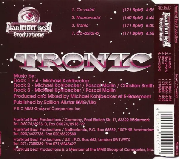 Tronic - Co-Axial (Maxi-Single) - фото №2