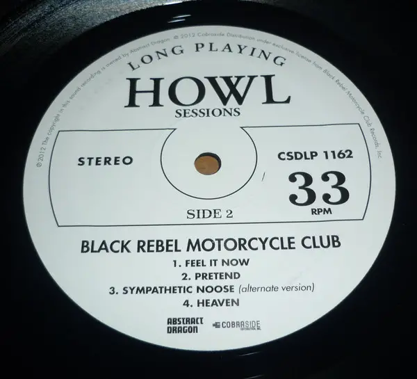 Black Rebel Motorcycle Club - The Howl Sessions (Мини-альбом, Record Store Day) - фото №4