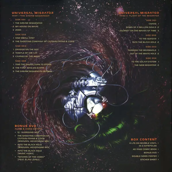 Ayreon - Universal Migrator Part I & II (4 платівки, Фіолетовий, Мармур, Альбом) - фото №2