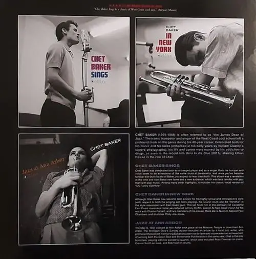 Chet Baker - Young Chet (A Jazz Portrait by William Claxton) (3 платівки, Перевидання) - фото №2