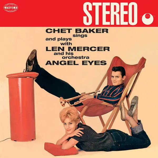 Chet Baker & Len Mercer And His Orchestra - Sings And Plays With Len Mercer And His Orchestra – Angel Eyes (180 грам, Червоний, Кольоровий, Альбом, Лимітоване, Перевидання)