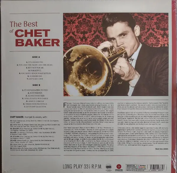 Chet Baker - The Best Of Chet Baker (Сборник) - фото №2