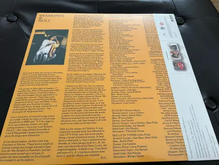 Joan Baez - Diamonds & Rust (180 грамм, Оранжевый, Альбом, Лимитированое, Переиздание, Ремастеринг) - фото №3