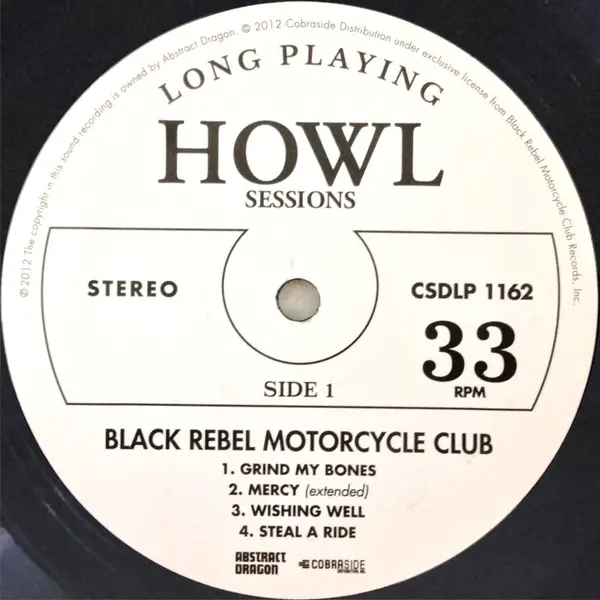 Black Rebel Motorcycle Club - The Howl Sessions (Мини-альбом, Record Store Day) - фото №3