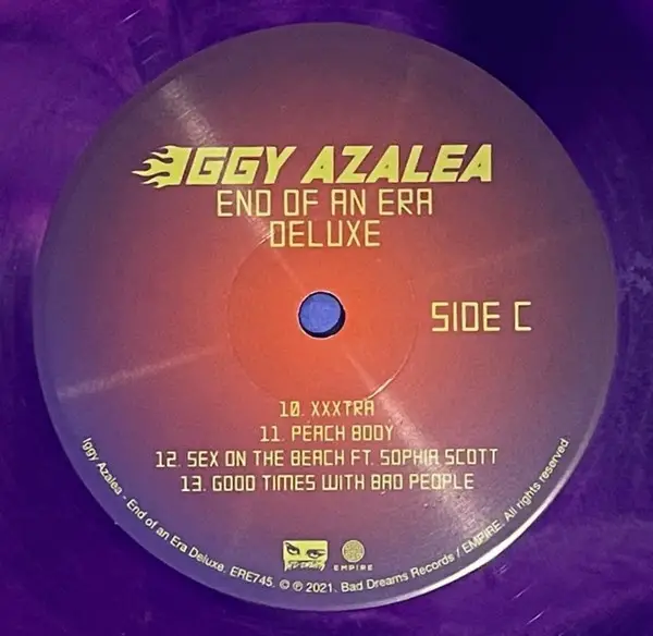 Iggy Azalea - The End Of An Era (2 платівки, Червоний, Синій, Альбом, Deluxe видання, Лимітоване) - фото №8