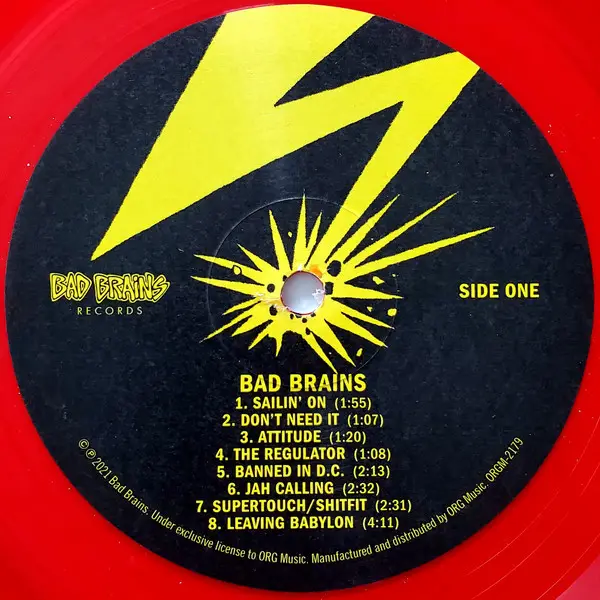 Bad Brains - Bad Brains (Червоний, Прозорий, Альбом, Перевидання, Ремастеринг) - фото №5