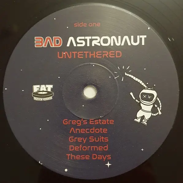Bad Astronaut - Untethered (Прозрачный, Оранжевый, Чёрный, Альбом, Лимитированое) - фото №3