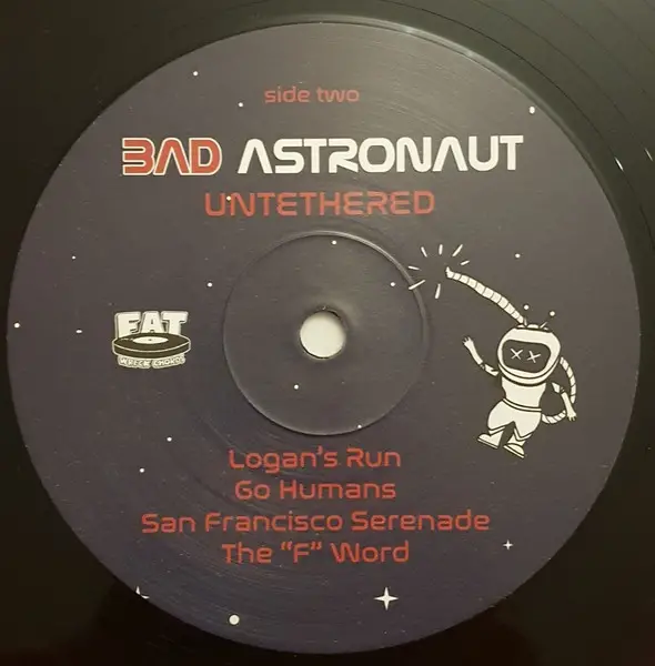 Bad Astronaut - Untethered (Прозрачный, Оранжевый, Чёрный, Альбом, Лимитированое) - фото №4