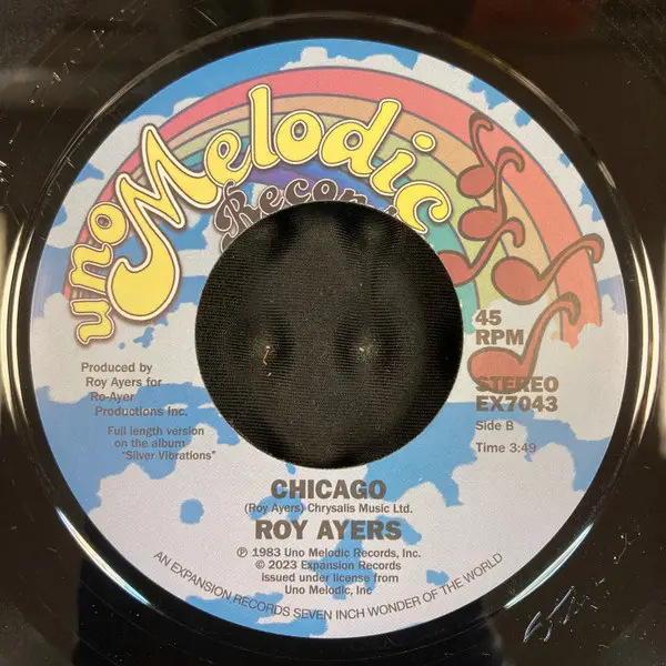 Roy Ayers - Good Good Music / Chicago (45 об/мин) - фото №2