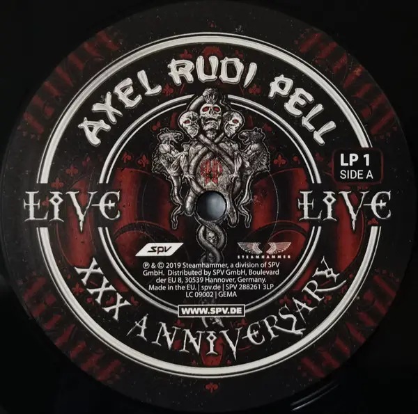 Axel Rudi Pell - XXX Anniversary Live (3 платівки, Альбом) - фото №4