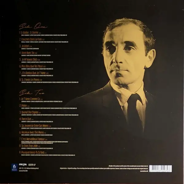 Charles Aznavour - Chansons Préférées (180 грамм, Сборник) - фото №3