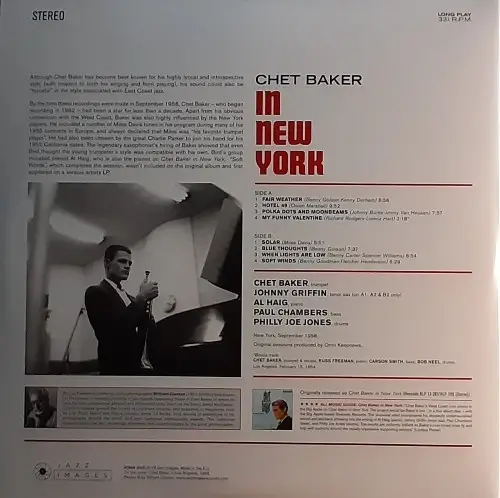 Chet Baker - Young Chet (A Jazz Portrait by William Claxton) (3 платівки, Перевидання) - фото №16