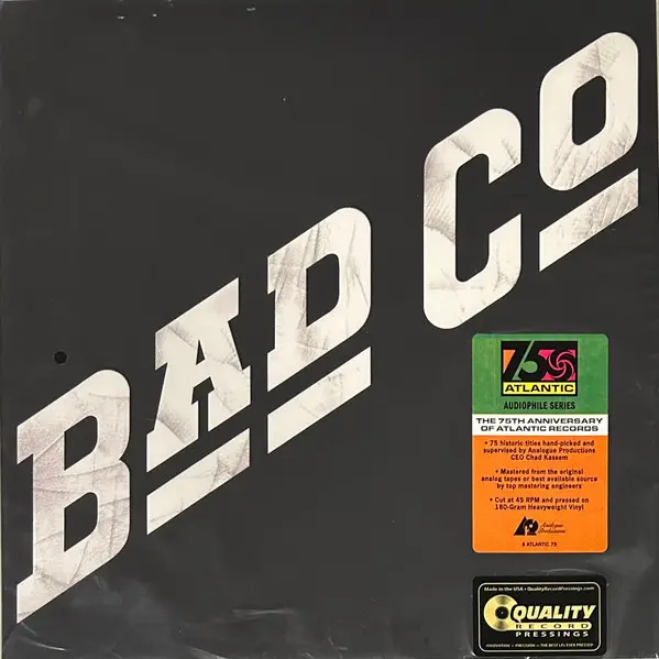 Bad Company - Bad Company (2 платівки, 180 грам, Розкладна обкладинка, 45 об/хв, Альбом, Лимітоване, Пронумерований, Перевидання, Ремастеринг) - фото №10
