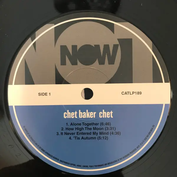 Chet Baker - Chet (180 грам, Альбом, Перевидання, Додатковий друк) - фото №3