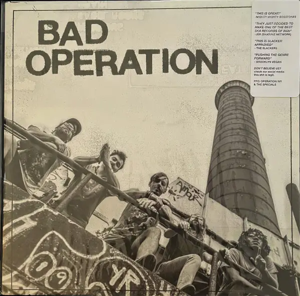 Bad Operation - Bad Operation (Мятний, Чёрный, Мрамор, Альбом)