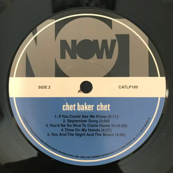 Chet Baker - Chet (180 грам, Альбом, Перевидання, Додатковий друк) - фото №4