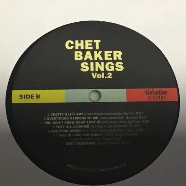 Chet Baker - Chet Baker Sings Vol. 2 (Збірник, Лимітоване) - фото №4