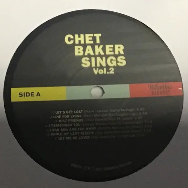 Chet Baker - Chet Baker Sings Vol. 2 (Збірник, Лимітоване) - фото №3
