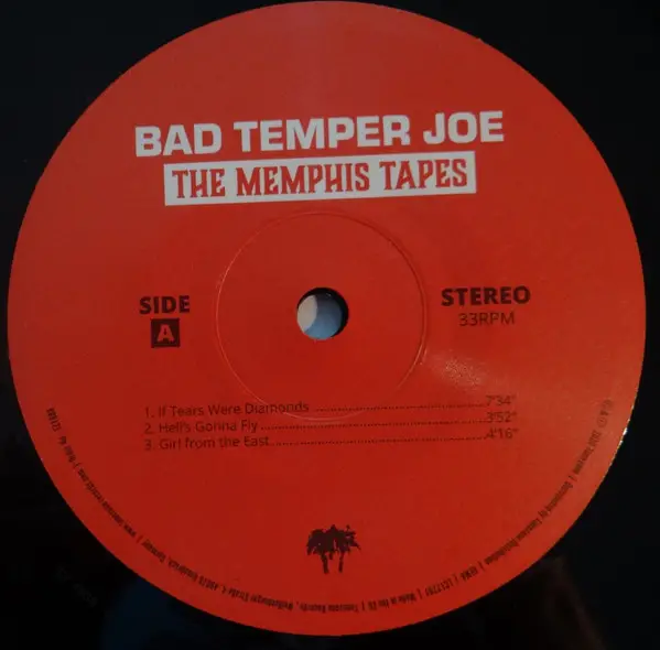Bad Temper Joe - The Memphis Tapes (180 грамм, Альбом) - фото №3