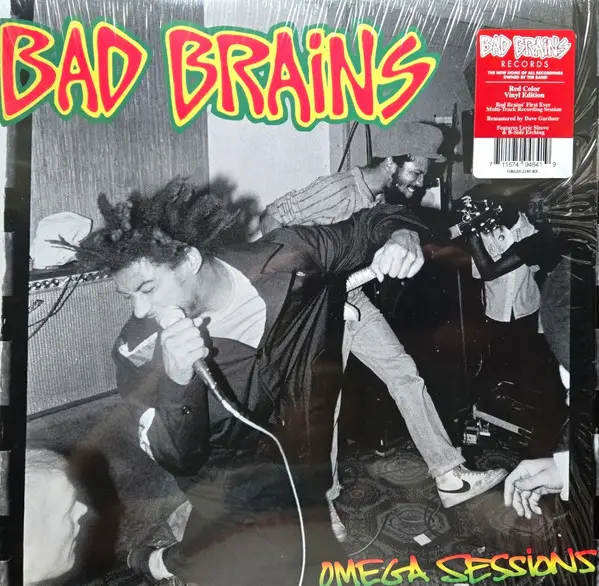 Bad Brains - Omega Sessions (Красный, Односторонний, EP, Гравированная, Переиздание, Ремастеринг)